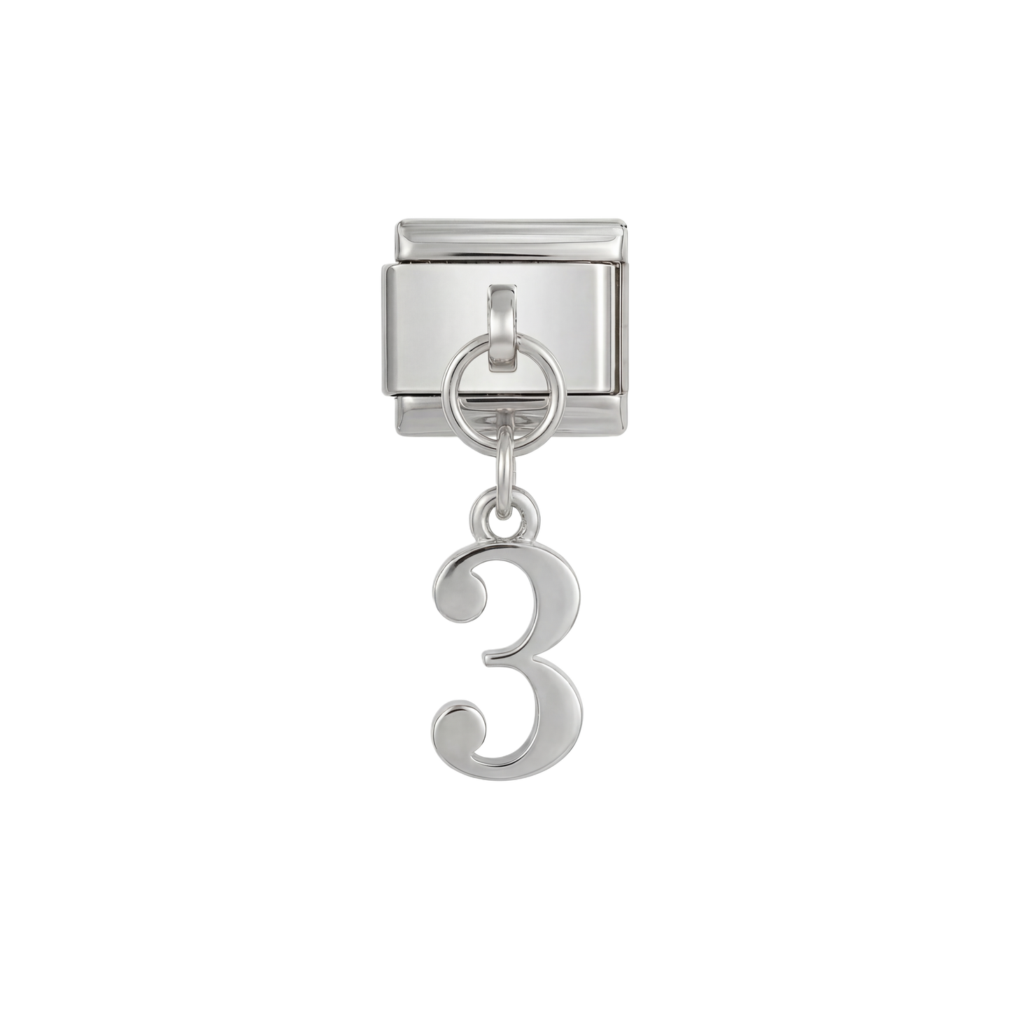 Number 3, Hanging, on Silver