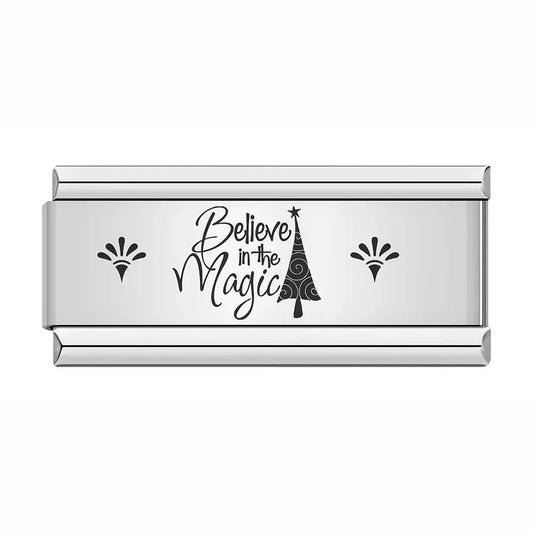 Believe in the Magic, on Silver - Charms Official