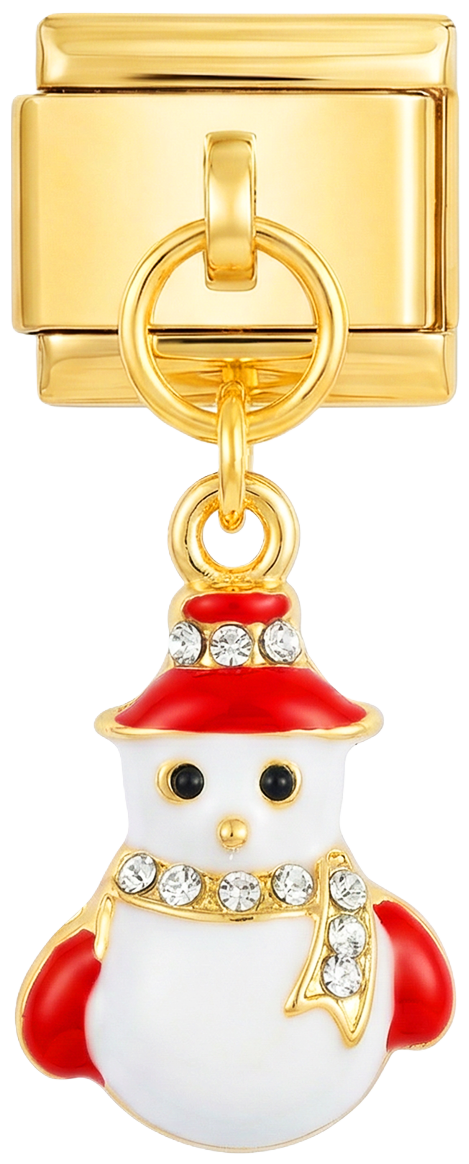 Christmas Snowman With Stones - christmas-snowman-with-stones.png