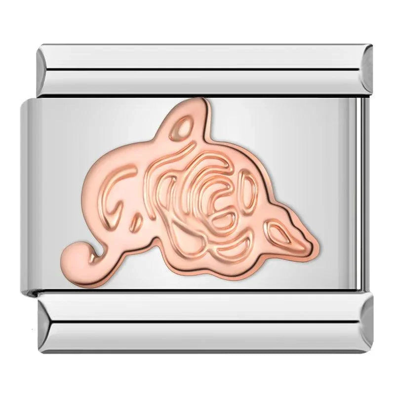 Treble Clef and its Melody, Rose Gold - Charms Official