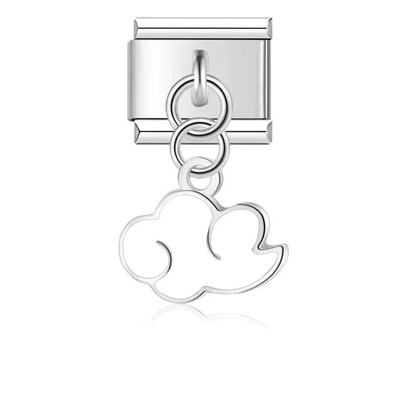 White Cloud, on Silver - Charms Official