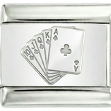 Quinte royale, en argent