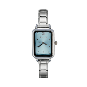 Como Watch Silver – Blue Dial Edition