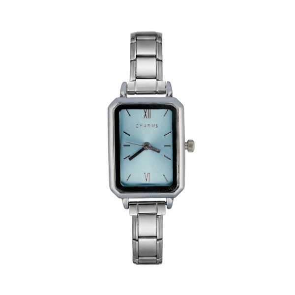 Como Watch Silver – Blue Dial Edition