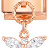 Dragonfly with Large Stones, on Rose Gold