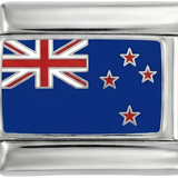 Flagge von Neuseeland, auf Silber