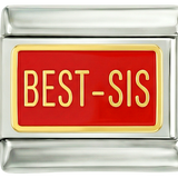 Red Plate, Best-Sis, on Silver - Red-Plate-Best-Sis-on-Silver.png