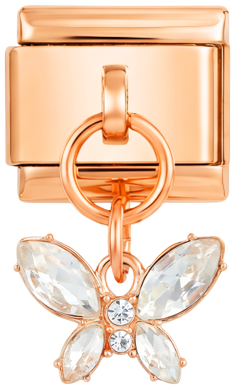 Butterfly with Large Stones, on Rose Gold - butterfly-with-large-stones-on-rose-gold.png