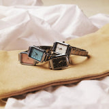 ساعة Como الفضية – إصدار بمينا أبيض