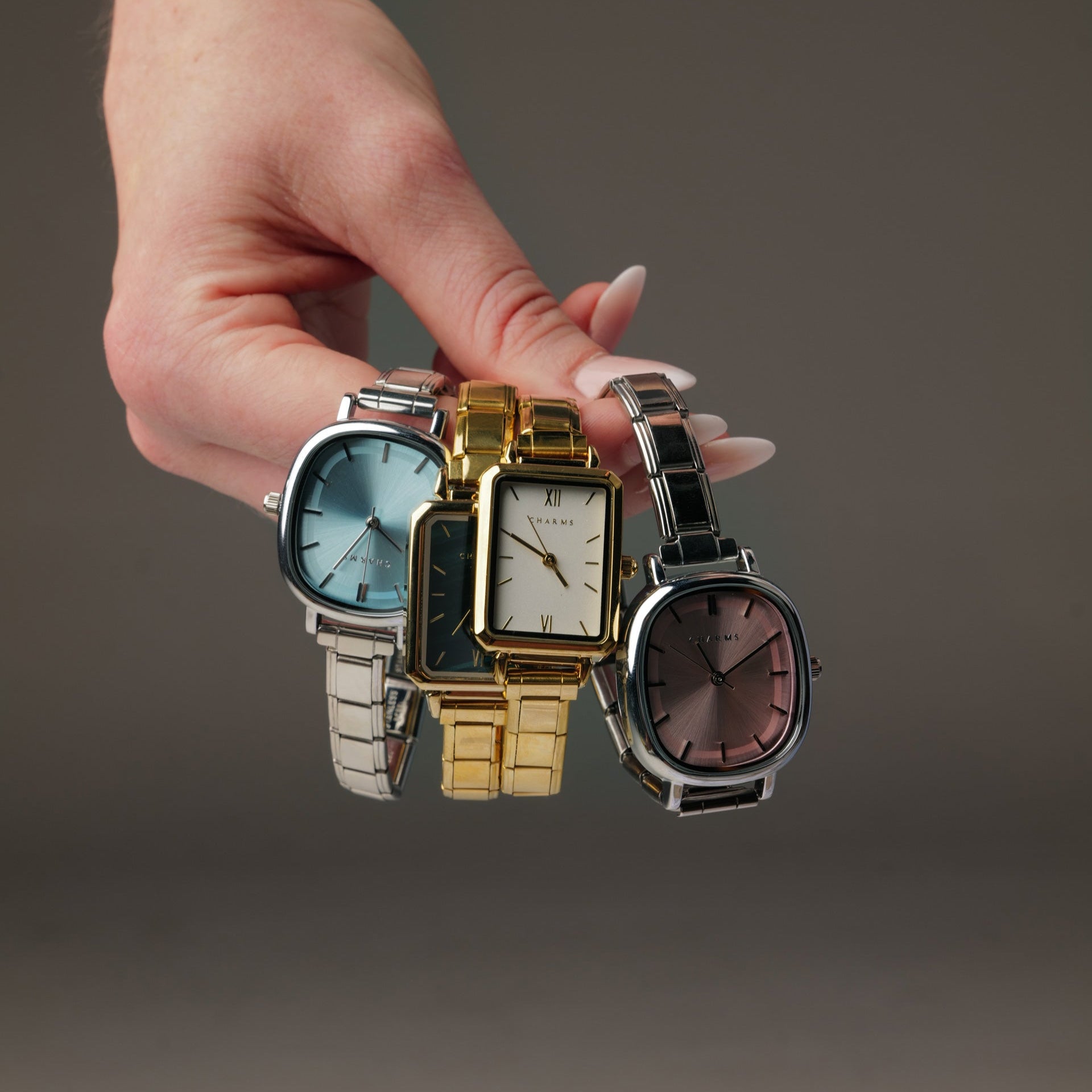 Capri – Édition argentée cadran rose