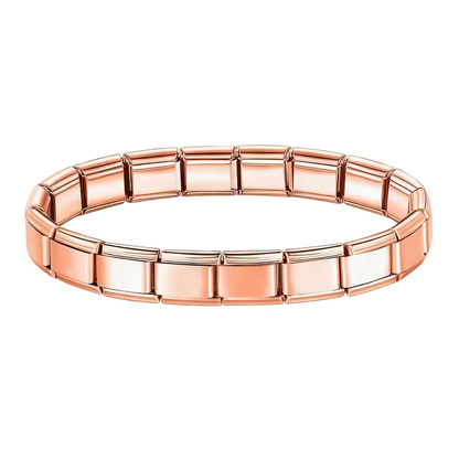 Náramek charms růžové zlato